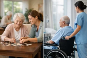 Memory Care Program at Oasis at Dodge Park vs Nursing Home